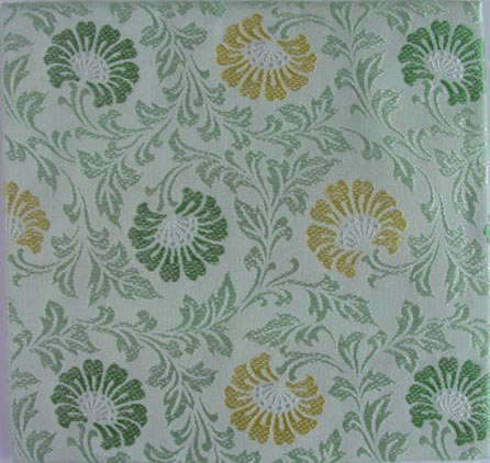 古帛紗浅葱地宝想華文錦