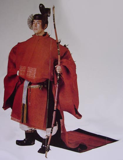 平安時代後期　男子　武官　束帯　夏の料