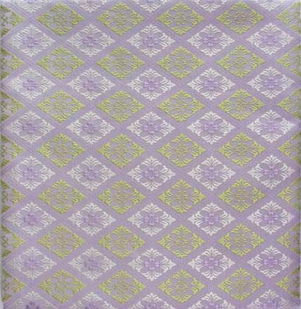 出帛紗紫地花勝見菱文錦